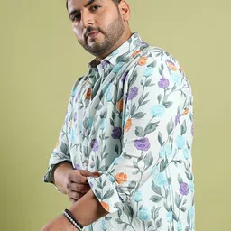 Instafab Plus Classic Floral Printed Casual Shirt-image-65