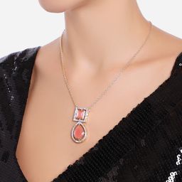 Zaveri Pearls Gold-Plated Stone-Studded Chain-image-84