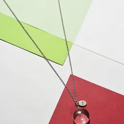 SOHI Silver-Toned Silver-Plated Chain-image-2