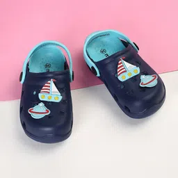 max Boys Boat Applique Clogs-18