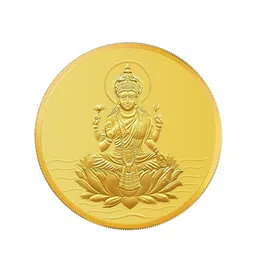 Angara 24KT Gold Goddess Lakshmi Coin- 2gm-image-46