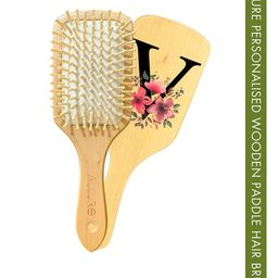 ALLURE Letter V Printed Paddle Hair Brush-image-96