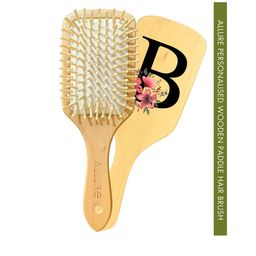 ALLURE Floral & Letter B Print Paddle Hair Brush-image-84