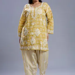 Indiankala4u EmbroideredTunic With Trouser Co-Ords-picture-22
