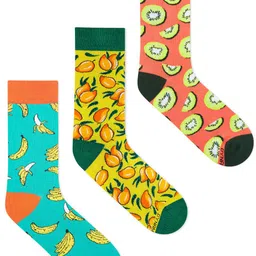 Dynamocks Pack of 3 Assorted Calf-Length Socks-image-16