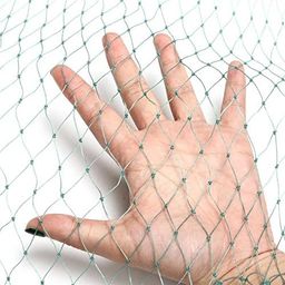 krisah Krisah® 60 X10 Green Anti Bird Net (19 mm Mesh Size) with Cable Ties for Easy Tying (60) image 3