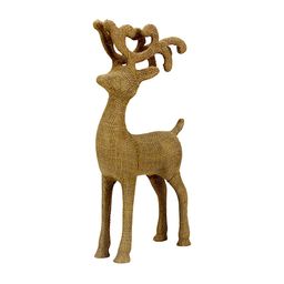 Hind Decor Brown Elegant Standing Reindeer Showpiece-image-36