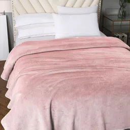 URBAN DREAM Pink AC Room 210 GSM Double Bed Blanket-picture-42