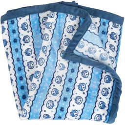 MeeMee Kids Blue & White Cartoon Characters Heavy Winter 350 GSM Single Bed Blanket image 2