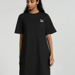 Puma Classics Ribbed Logo Printed Dress-picture-43