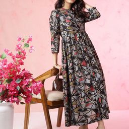 Anouk Printed Ethnic Dresses-image-6