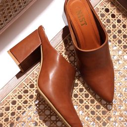 GNIST Women Block Pointed Heels-52