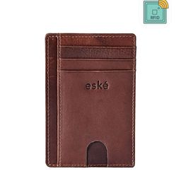 Eske Men Tan Leather Card Holder-21