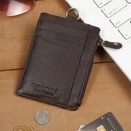Teakwood Leathers Unisex Textured RFID Leather Card Holder-31