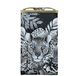 Anuschka Women Printed Leather Double Eyeglass Case-image-53