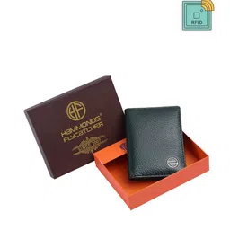 HAMMONDS FLYCATCHER Men Textured RFID Protected Leather Card Holder-44