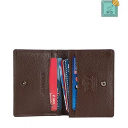 HAMMONDS FLYCATCHER Men Textured RFID Protected Leather Card Holder-36