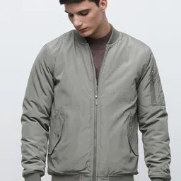 SELECTED Mock Collar Bomber Jacket-image-77