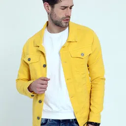 Reslag Men Spread Collar Denim Jacket-50