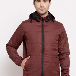 Style Quotient Men Red Lightweight Padded Jacket-16