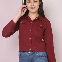 BUY NEW TREND Women Lightweight Crop Denim Jacket-picture-29