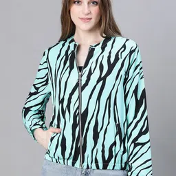 Oxolloxo Animal Printed Lightweight Tailored Jacket-image-64