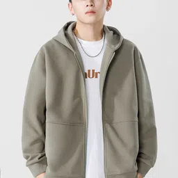 StyleCast x Revolte Men Hooded Solid Cotton Casual Bomber Jacket-image-30