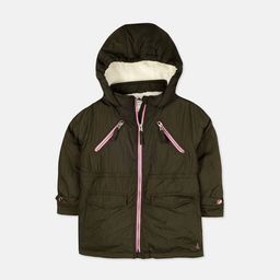Cherry Crumble Girls Green Insulator Parka Jacket-picture-1