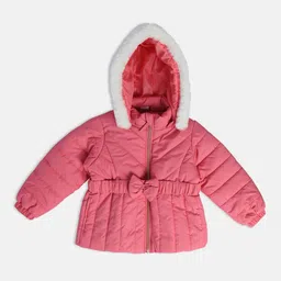 MINI KLUB Girls Hooded Lightweight Puffer Jacket-image-70