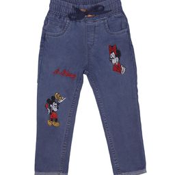A-Okay Kids Jogger Fit Clean Look Embroidered Jeans-image-92