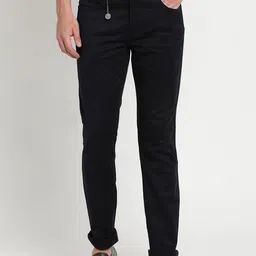 Turtle Men Black Solid Regular Fit Cotton Jeans-image-76
