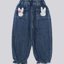 StyleCast Girls Blue Relaxed Fit Clean Look Jeans-picture-10