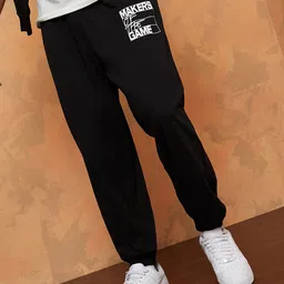 Styli Men Placement Print Oversized Jogger-image-86