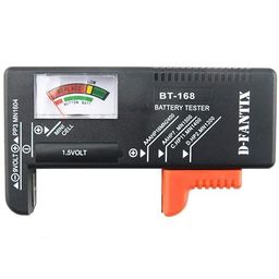 gondaru Black Olive Battery Tester Universal Battery Checker For Aa Aaa C D 9V 1.5V Button Cell Batteries (Model: Bt|168), Battery Powered, Black image 1