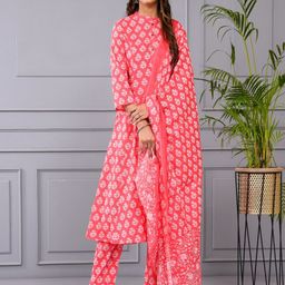 Aspriya Ethnic Motifs Printed Pure Cotton Kurta-19