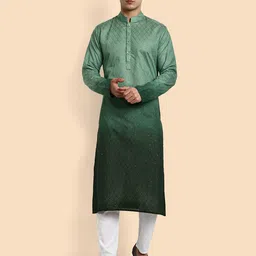 Vardha Geometric Embroidered Sequinned Straight Kurta-picture-14