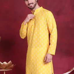 Jompers Ethnic Motifs Printed Pure Cotton Kurta-image-61