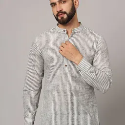 FABRIC FITOOR Men Checked Kurta-picture-52