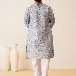 SOJANYA LUXE Ethnic Motifs Embroidered Mandarin Collar Sequined Straight Kurta-image-49