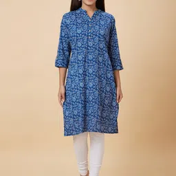 Globus Floral Printed Pure Cotton Kurta-37