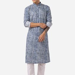 THE KURTA COMPANY Bandhani Printed Kurta-image-92