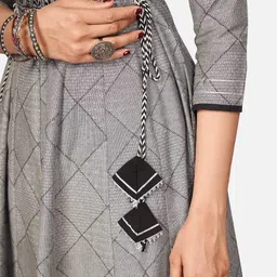 vbuyz KALINI Yoke Design Embroidered Anarkali Kurta image 2