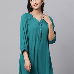 AURELIA V-Neck Straight Kurti-picture-44