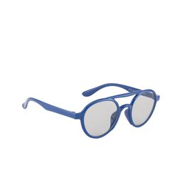 YK Unisex Kids Grey Lens & Blue Oval Sunglasses with UV Protected Lens-image-80
