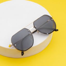 Ted Smith Unisex Aviator Sunglasses with UV Protected Lens-19