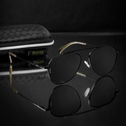 OKNO Unisex Aviator Sunglasses with Polarised and UV Protected Lens-24