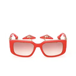 GUESS Unisex Rectangle Sunglasses With UV Protected Lens GUS78915366FSG image 2
