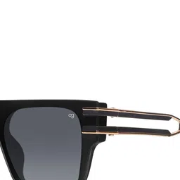 Woggles Unisex Rectangle Sunglasses with Polarised Lens WOCV-MRC-56288C1 image 2