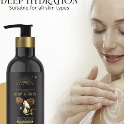Desi Crew Set Of 2 Shea Butter & Cocoa Butter Moisturizing Body Lotion- 300 ml Each image 5