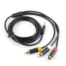 generic PSX Store Audio Video AV Cable Cord Compatible with Microsoft Box 360 E Console Black image 1